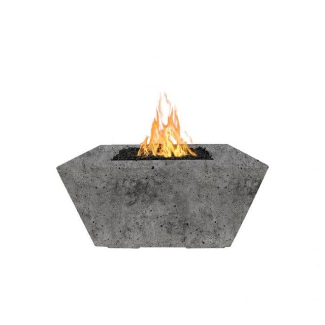 The Outdoor Plus 36" Redan Concrete Fire Pit - 110V Plug & Play Electronic Ignition - OPT-RDN36EKIT