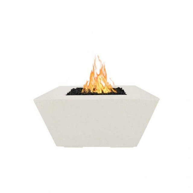 The Outdoor Plus 36" Redan Concrete Fire Pit - Flame Sense System with Push Button Spark Igniter - OPT-RDN36FSEN