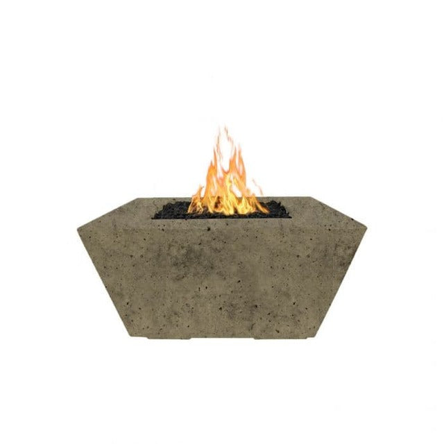 The Outdoor Plus 36" Redan Concrete Fire Pit - Match Lit - OPT-RDN36