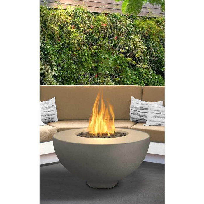 The Outdoor Plus 37" Sienna Concrete Fire Pit - OPT-RF37