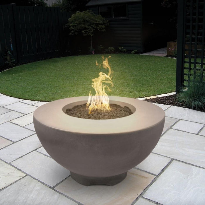 The Outdoor Plus 37" Sienna Concrete Fire Pit - OPT-RF37