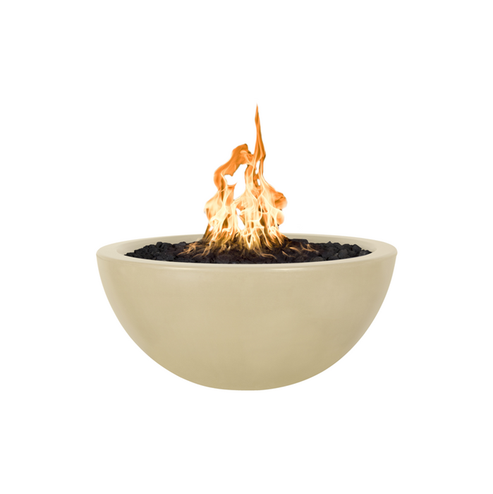 The Outdoor Plus 38" Luna Concrete Fire Bowl - Match Lit - OPT-LUN38