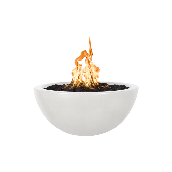 The Outdoor Plus 38" Luna Concrete Fire Bowl - Match Lit - OPT-LUN38