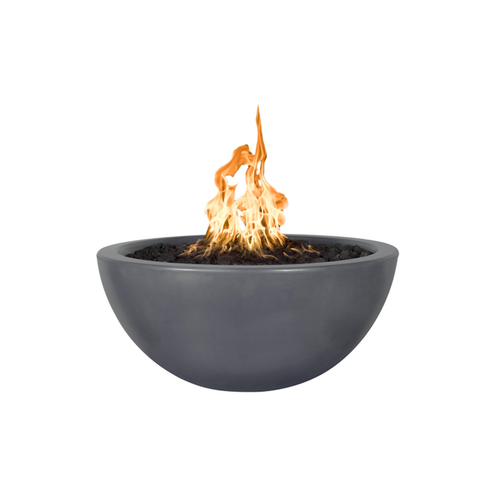 The Outdoor Plus 38" Luna Concrete Fire Bowl - Match Lit - OPT-LUN38