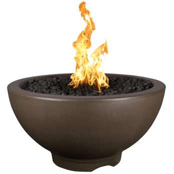 The Outdoor Plus 38" Sonoma Concrete Fire Pit -12V Electronic Ignition - OPT-SONMA38E12V