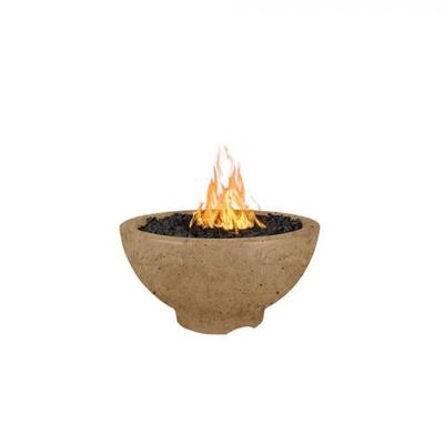 The Outdoor Plus 38" Sonoma Concrete Fire Pit - Match Lit - OPT-SONMA38