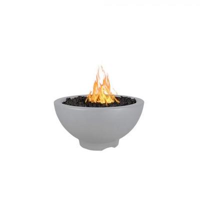 The Outdoor Plus 38" Sonoma Concrete Fire Pit - Match Lit with Flame Sense System - OPT-SONMA38FSML