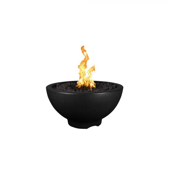 The Outdoor Plus 38" Sonoma Concrete Fire Pit - Match Lit with Flame Sense System - OPT-SONMA38FSML