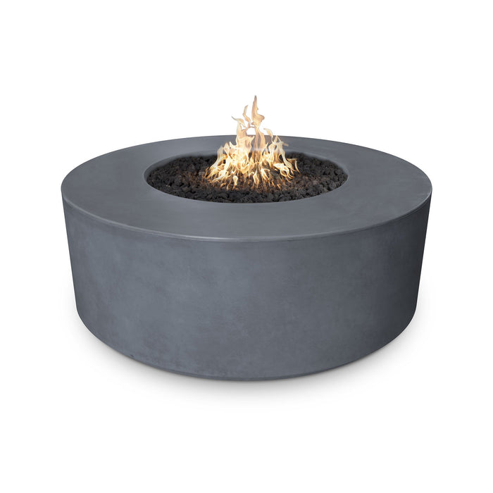 The Outdoor Plus 46" Florence Concrete Fire Pit - 20" Tall - 12V Electronic Ignition - OPT-FL4620E12V