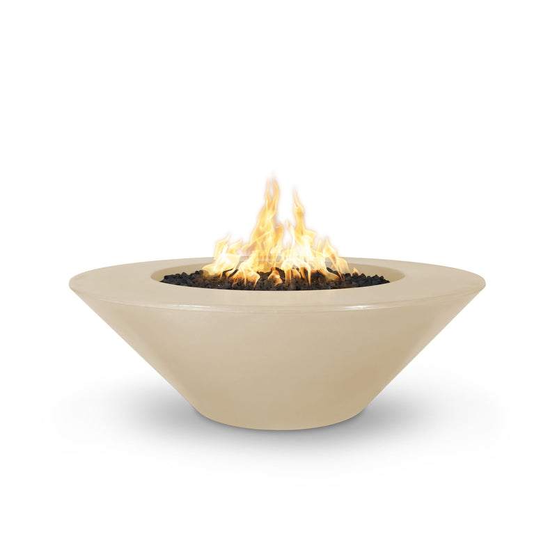 The Outdoor Plus  48" Cazo Concrete Fire Pit - Match Lit with Flame Sense System - OPT-CZ48FSML