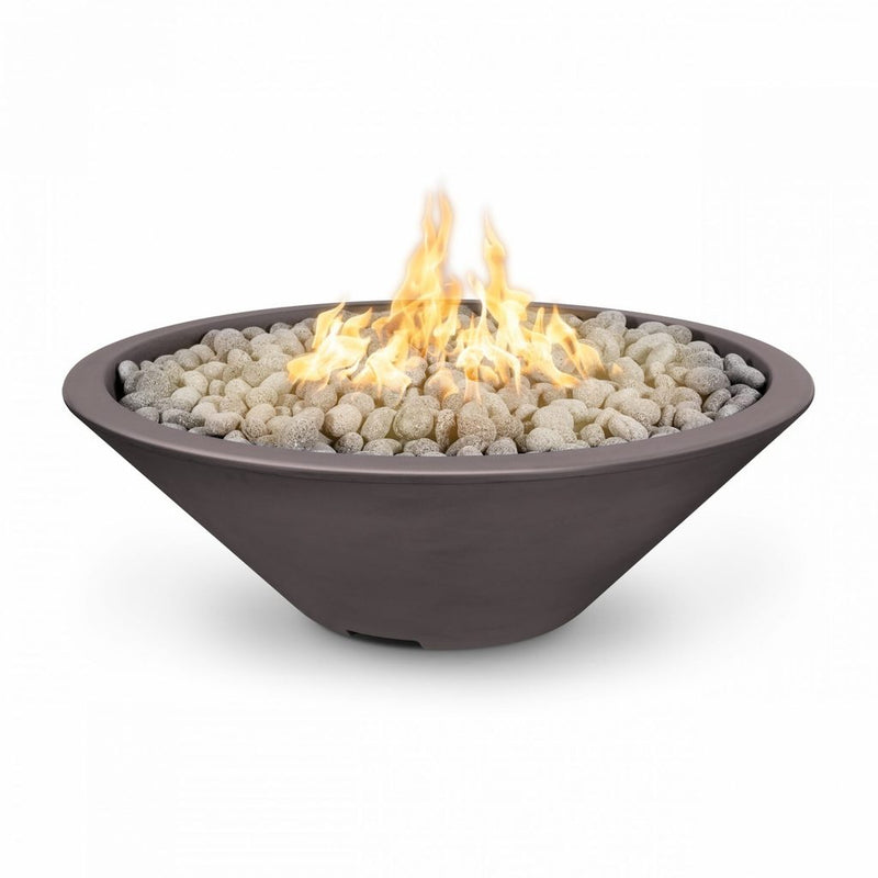 The Outdoor Plus 48" Cazo Fire Pit - Narrow Lip - Flame Sense System with Push Button Spark Igniter - OPT-CZNL48FSEN