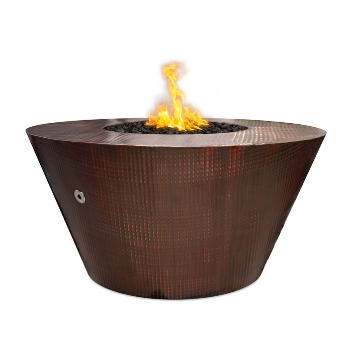 The Outdoor Plus 48" Martillo Copper Fire Pit - Match Lit - OPT-48RM