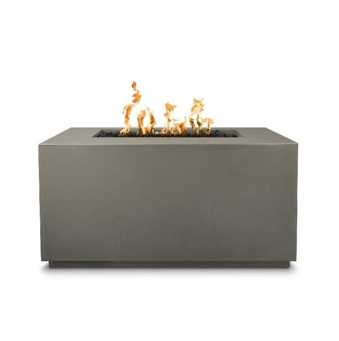 The Outdoor Plus 48" Pismo Concrete Steel Fire Pit - 110V Plug & Play Electronic Ignition - OPT-2448EKIT