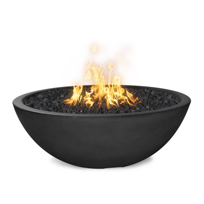 The Outdoor Plus 48" Sedona Concrete Narrow Ledge Fire Pit -  Match Lit w/ Flame Sense - OPT-SED48FSML