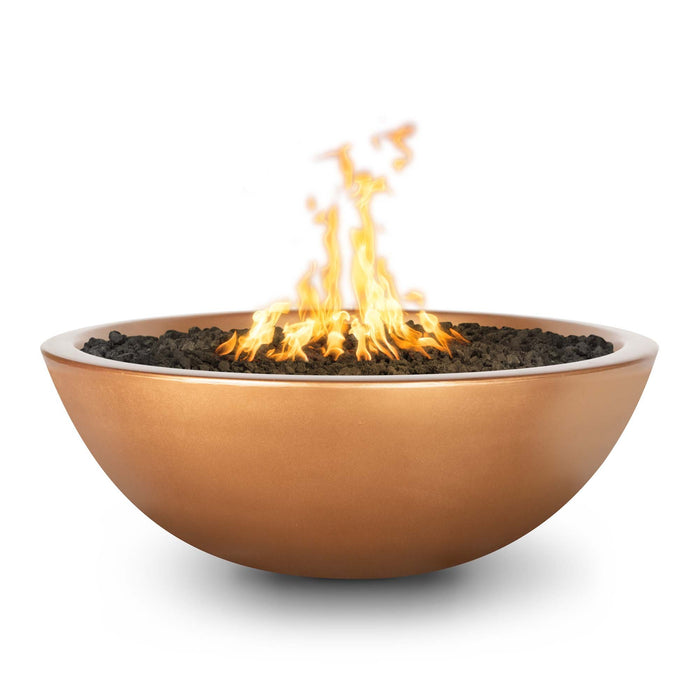 The Outdoor Plus 48" Sedona Concrete Narrow Ledge Fire Pit - OPT-SED48FSEN