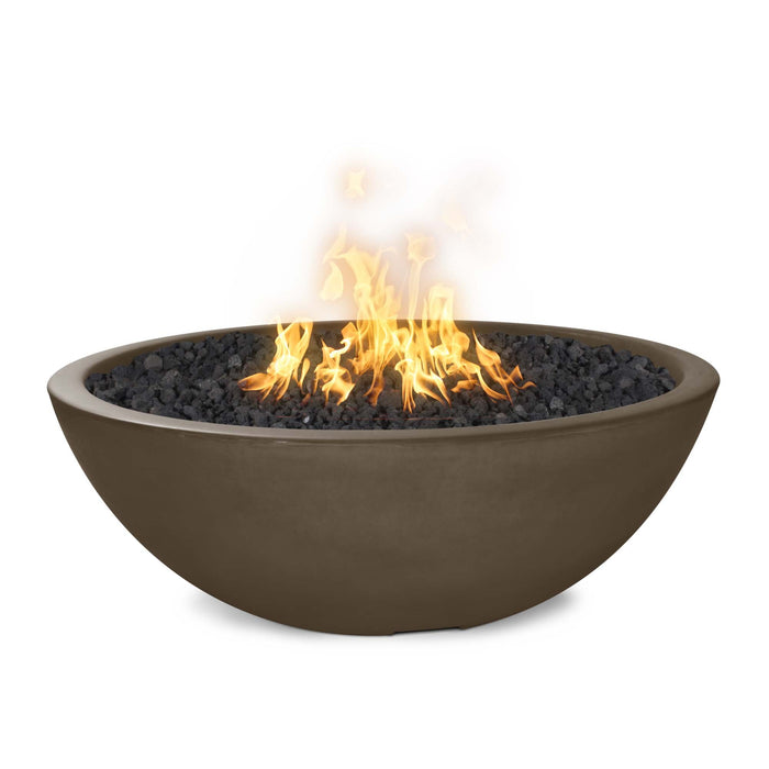 The Outdoor Plus 48" Sedona Concrete Narrow Ledge Fire Pit - OPT-SED48FSEN