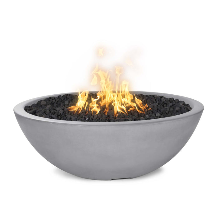 The Outdoor Plus 48" Sedona Concrete Narrow Ledge Fire Pit - OPT-SED48FSEN