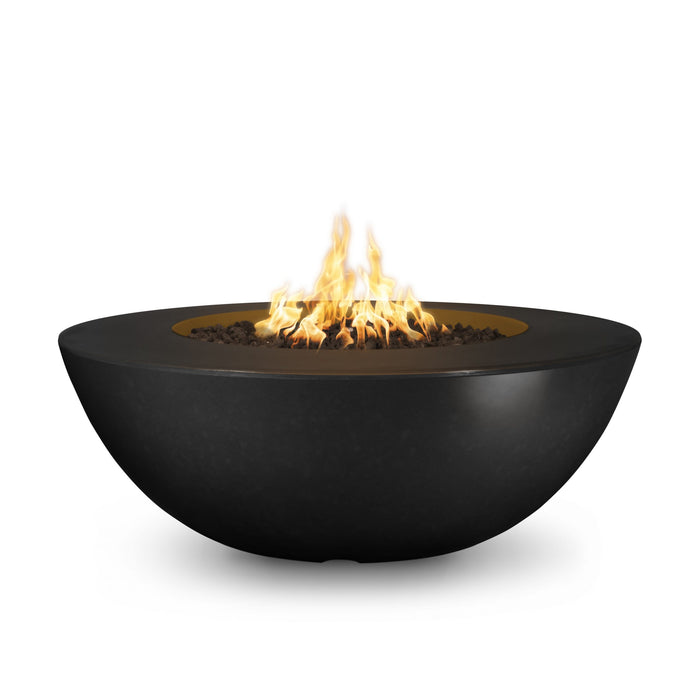 The Outdoor Plus 48" Sedona Wide Ledge Concrete Fire Pit - 12V Electronic Ignition - OPT-SEDWL48E12V