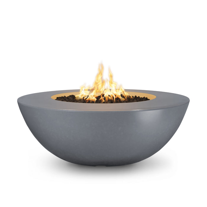 The Outdoor Plus 48" Sedona Wide Ledge Concrete Fire Pit - 12V Electronic Ignition - OPT-SEDWL48E12V