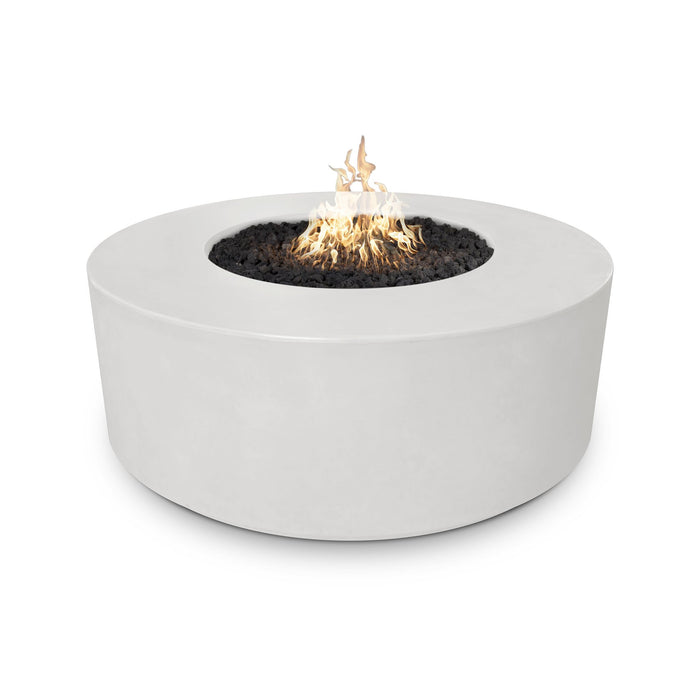 The Outdoor Plus 54" Florence Concrete Fire Pit - 20" Tall" - 12V Electronic Ignition - OPT-FL54E12V