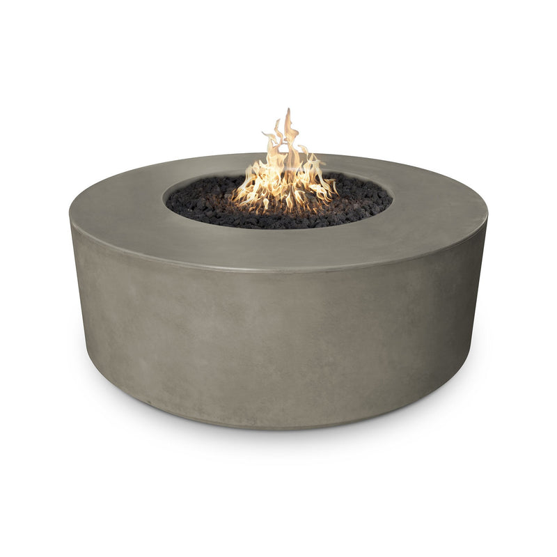 The Outdoor Plus 54" Florence Concrete Fire Pit - 20" Tall" - 12V Electronic Ignition - OPT-FL54E12V
