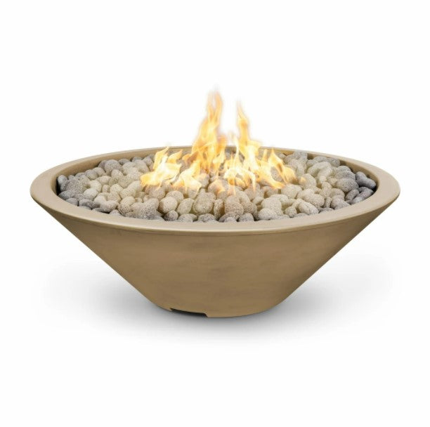 The Outdoor Plus 60" Cazo Fire Pit - Narrow Lip - Flame Sense System with Push Button Spark Igniter - OPT-CZNL60FSEN