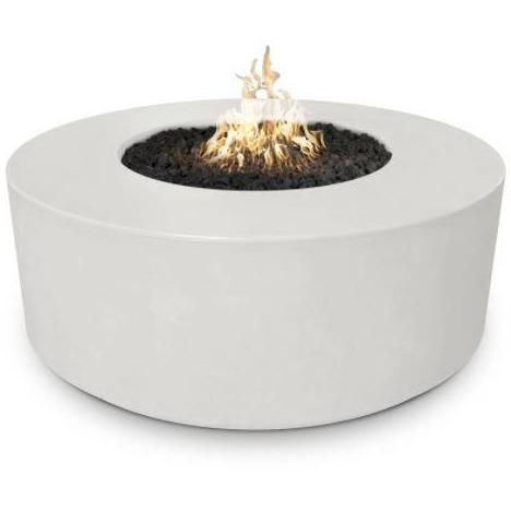 The Outdoor Plus 72" Florence Concrete Fire Pit - 20" Tall" - 12V Electronic Ignition - OPT-FL72E12V