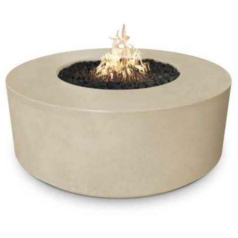 The Outdoor Plus 72" Florence Concrete Fire Pit - 20" Tall" - 12V Electronic Ignition - OPT-FL72E12V