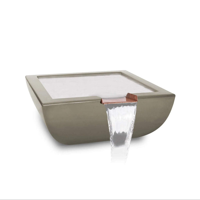 The Outdoor Plus Avalon 24" Concrete Water Bowl - OPT-AVLWO24