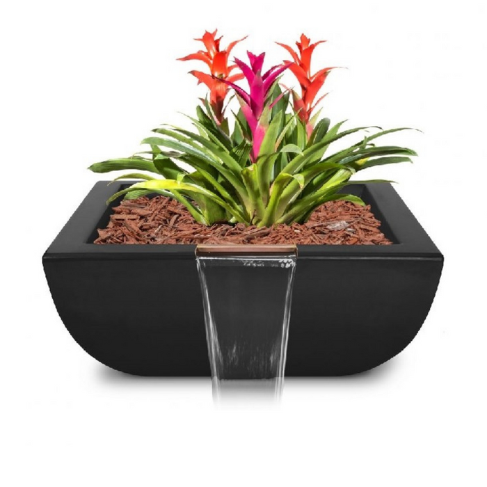 The Outdoor Plus Avalon GFRC Concrete Planter & Water Bowl - 24" - OPT-AVLPW24