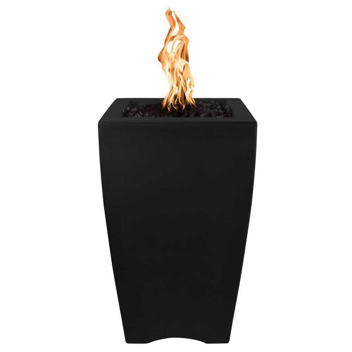 The Outdoor Plus Baston Concrete Fire Pillar - Access Door - 12V Electronic Ignition -OPT-BSTON20ADE12V