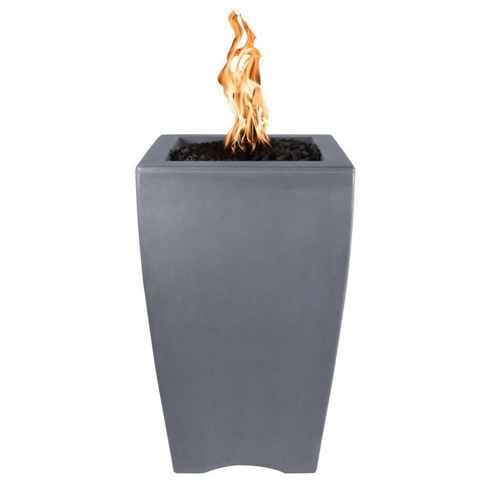 The Outdoor Plus Baston Concrete Fire Pillar - Access Door - 12V Electronic Ignition -OPT-BSTON20ADE12V