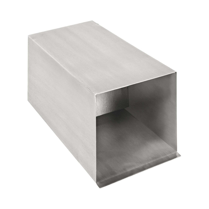 The Outdoor Plus Box Scupper 10" - 316 Marine Grade Brushed Stainless Steel OPT-BX10-SS