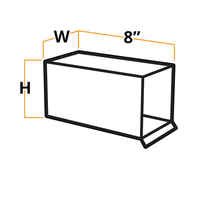 The Outdoor Plus Box Scupper 10" - 316 Marine Grade Brushed Stainless Steel OPT-BX10-SS