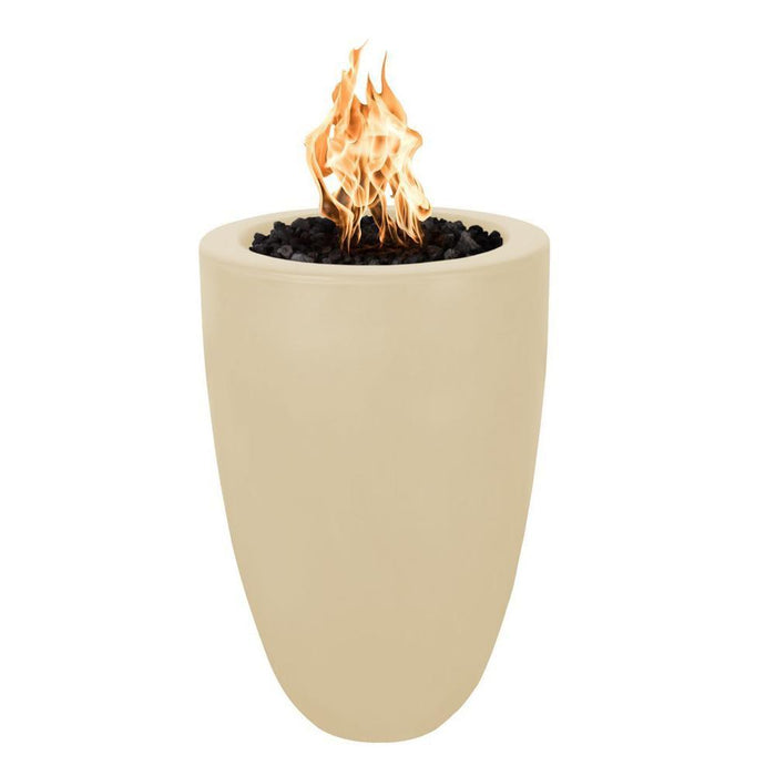 The Outdoor Plus Castillo Concrete Fire Pillar - Access Door - 110V Plug & Play Electronic Ignition -OPT-CSTO22ADEKIT