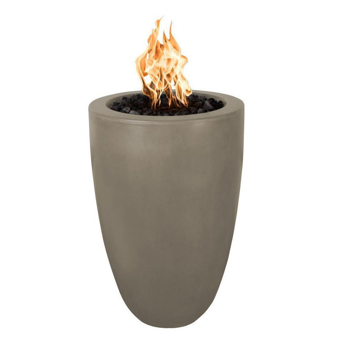 The Outdoor Plus Castillo Concrete Fire Pillar - Access Door - Match Lit -OPT-CSTO22AD