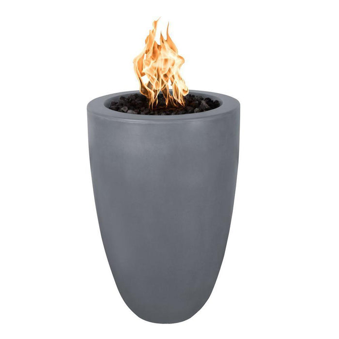 The Outdoor Plus Castillo Concrete Fire Pillar - No Access Door - 12V Electronic Ignition- OPT-CSTO22E12V