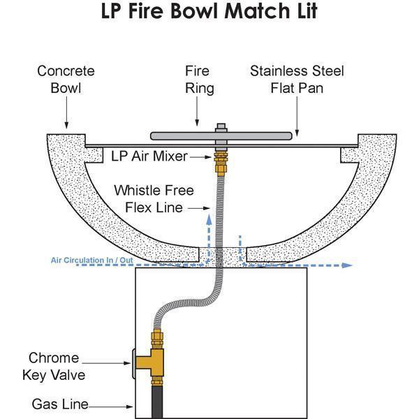 The Outdoor Plus 24" Cazo Hammered Copper Fire Bowl - Match Lit - OPT-101-24NWF