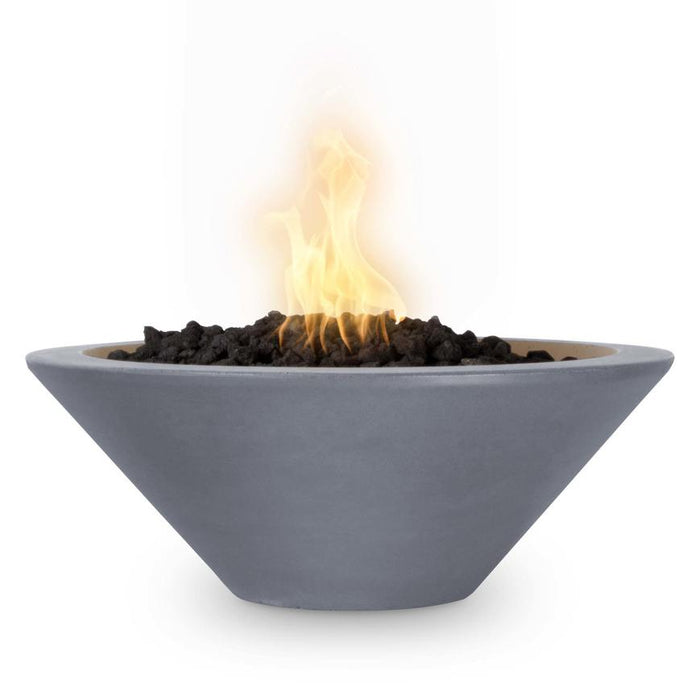 The Outdoor Plus Cazo GFRC Fire Bowl - 12V Electronic Ignition - 24" - OPT-24RFOE12V