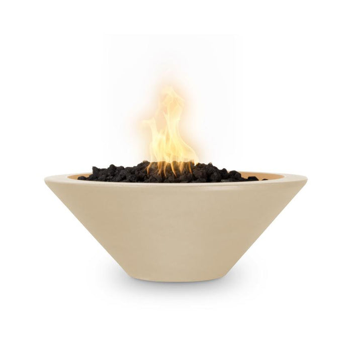 The Outdoor Plus Cazo GFRC Fire Bowl - 12V Electronic Ignition - 24" - OPT-24RFOE12V