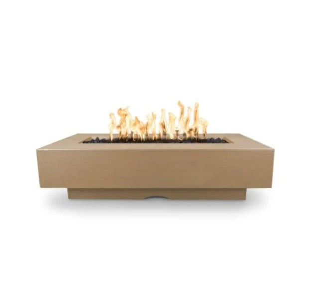 The Outdoor Plus Del Mar 48" Concrete Fire Pit - 110V Plug & Play Electronic Ignition - OPT-CORGFRC48EKIT