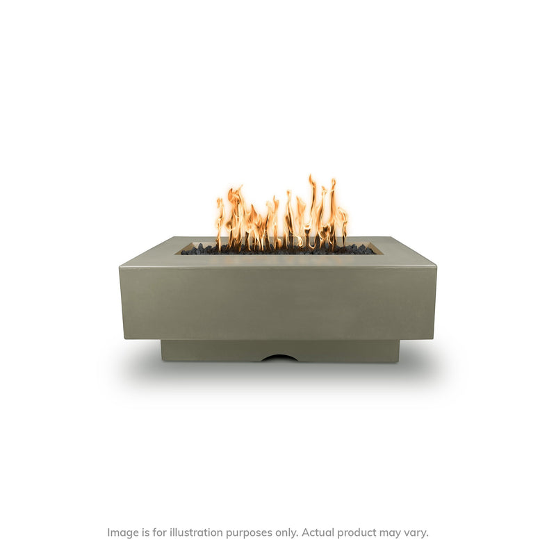 The Outdoor Plus Del Mar 84" Concrete Fire Pit - 110V Plug & Play Electronic Ignition -OPT-DEL8428EKIT