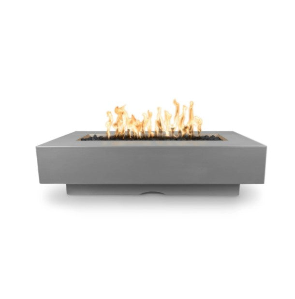The Outdoor Plus Del Mar 84" Concrete Fire Pit - Flame Sense System with Push Button Spark Igniter -OPT-DEL8428FSEN
