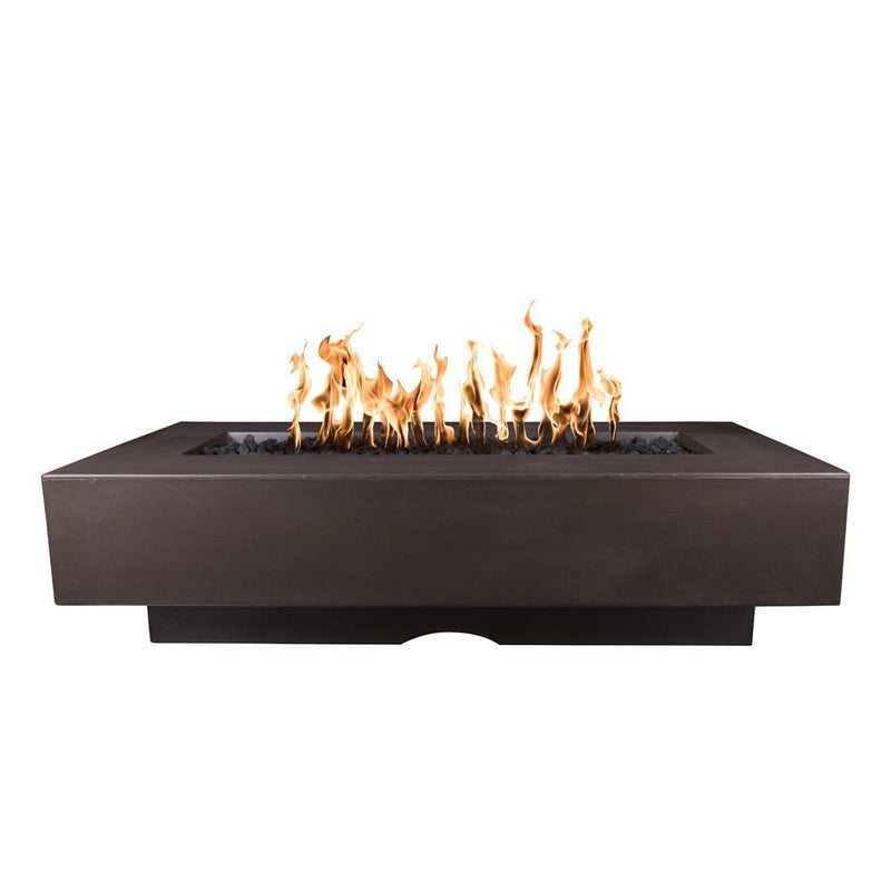 The Outdoor Plus Del Mar 96" Concrete Fire Pit - 110V Plug & Play Electronic Ignition -OPT-DEL9628EKIT
