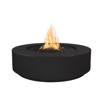 The Outdoor Plus Florence 42" Concrete Fire Pit - 12" Tall - Match Lit - OPT-FL42