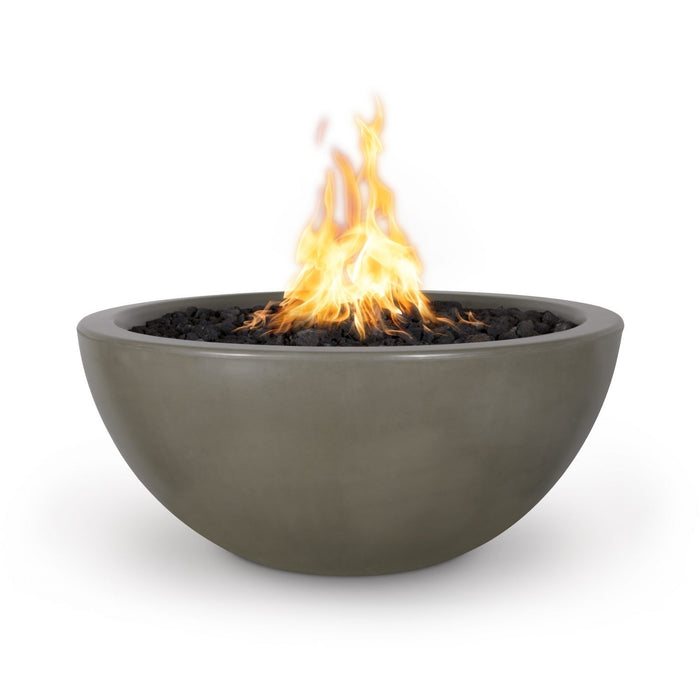 The Outdoor Plus Luna 30" Concrete Fire Pit - Match Lit - OPT-LUN30