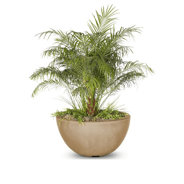 The Outdoor Plus Luna GFRC Concrete Round Planter Bowl - OPT-LUNPO30