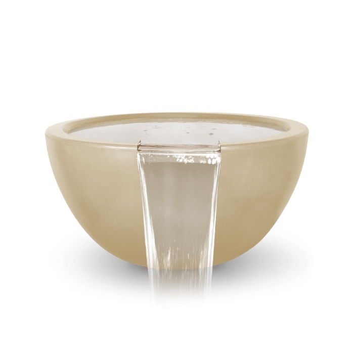 The Outdoor Plus Luna GFRC Concrete Round Water Bowl - OPT-LUNWO30