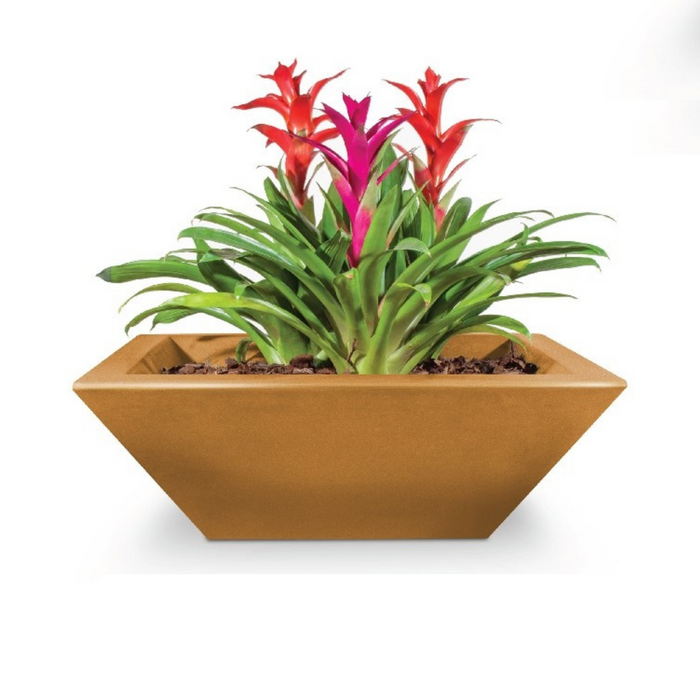 The Outdoor Plus Maya GFRC Concrete Square Planter Bowl - 36" - OPT-36SP