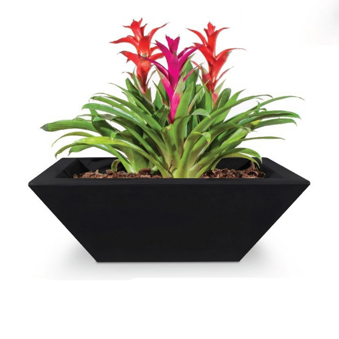 The Outdoor Plus Maya GFRC Concrete Square Planter Bowl - 36" - OPT-36SP